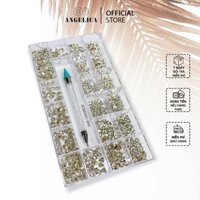 Khay Đá Nail Chân Bằng Đá Khối Màu Trắng Kèm Phụ Kiện Trang Trí Móng ANGELICA KCBDK