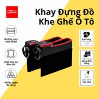 Khay Để Đồ Khe Ghế Ô Tô Bằng Da Cao Cấp Nhiều Ngăn Đa Dụng Trangdiemxe 6 By-129