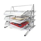 Khay để tài liệu 3 tầng bằng thép chắc chắn