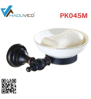 Khay Để Xà Phòng Đen chân trơn Haduvico PK045M