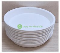 Khay (Đĩa) Lót Đế Chậu D200 Binh Thuan Plastics - Màu Trắng