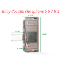 Khay đọc sim gắn ngoài cho ip 5 6 7 8 X