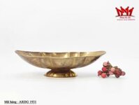 KHAY ĐỒNG DÁNG THUYỀN CỔ ĐIỂN – SỰ SANG TRỌNG TRÊN BÀN TIỆC (MÃ ARĐG 1931)