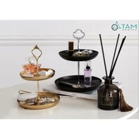 Khay đựng bánh 2 tầng Cake stand kim loại S-CSTAND-02 TTTM