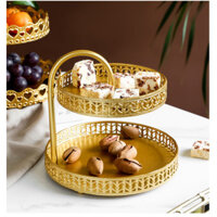 KHAY ĐỰNG BÁNH 2 TẦNG SANG TRỌNG 20X21CM