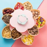 Khay Đựng Bánh Kẹo 2 Tầng Chọn Màu – Có Giá Để Điện Thoại - Khay Đựng Mứt Tết - khosigiadung