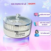 Khay đựng bánh kẹo mứt tết 2 tầng HOMES decor trang trí bàn sang trọng