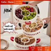 Khay đựng bánh kẹo tế Khay mứt tết Hộp đựng bánh kẹo tết khay bánh kẹo tết chia ngăn Gia Dụng CoCo-DBK04