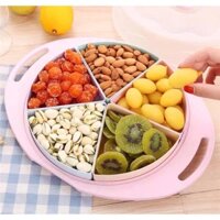 Khay đựng bánh mứt lúa mạch nắp gài