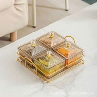 Khay đựng bánh mứt Tết cao cấp sang trọng, hộp đựng bánh kẹo ( THÙNG 20 BỘ )