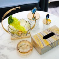 Khay đựng bánh mứt trái cây,bánh kẹo hình trăng khuyết cao cấp phong cách bắc âu LPT086