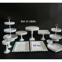 Khay đựng bánh sinh nhật, điểm tâm set 11 12 13 cổ điển