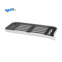 Khay đựng bát đĩa nhựa Máy sấy bồn rửa lớn Giá phơi để bàn Giá thoát nước Nhà bếp Khay lọc nước-Trắng