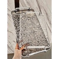 Khay đựng bình cốc uống nước lớn sóng nước trang trí bàn uống nước phòng khách - KA1