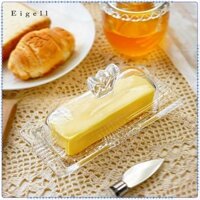Khay đựng bơ có nắp đĩa bơ thủy tinh cho bữa tiệc nhà bếp Đám cưới
