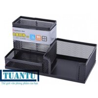 Khay đựng bút để bàn - Hộp Bút Lưới - Khay Bút Lưới không gỉ Comix B2601