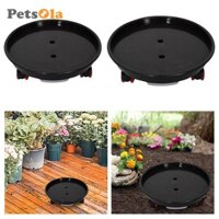 Khay đựng chậu hoa có bánh xe Phụ kiện tròn đa năng Xe đẩy Pallet cho