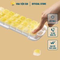 Khay Đựng Đá Tủ Lạnh, Làm Đá Thạch Kem Bảo Quản Chống Mùi Có Nắp Đậy