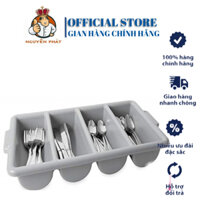 Khay đựng dao muỗng nĩa đũa 4 ngăn [nhựa], rack đựng thìa dĩa - Dụng cụ bếp Đà Nẵng