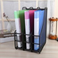 Khay đứng để tài liệu,hồ sơ văn phòng 3 ngăn kim loại