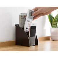 Khay đựng điều khiển ti vi, máy lạnh ngăn nắp - Hàng nội địa Nhật Bản Made in Japan - Màu nâu  Brown