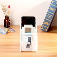 Khay đựng điều khiển ti vi, máy lạnh ngăn nắp - Hàng nội địa Nhật Bản Made in Japan - Màu trắng White
