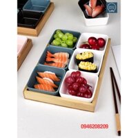 KHAY ĐỰNG ĐỒ ĂN VẶT NHIỀU NGĂN - KHAY ĐỰNG BÁNH KẸO, MỨT NHIỀU NGĂN