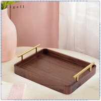 Khay đựng đồ bằng gỗ Khay đựng khăn khách sạn Khay trang điểm trang điểm cho nhà bếp và gia đình