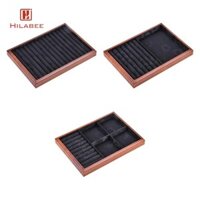 Khay đựng đồ trang sức bằng gỗ Khay đựng đồ trang trí Phong cách thêu vải Tổ chức trưng bày trang sức để trưng bày Bán tủ quần áo