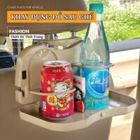 Khay Đựng Đồ Trên Ô Tô Gắn Sau Ghế - Đựng Đồ Ăn Nước Uống Tiện Lợi VERSION 2