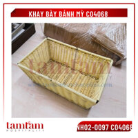 Khay đựng đồ,khay bánh,khay decor giả mây tre đan