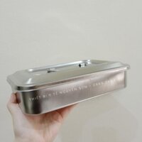 Khay đựng dụng cụ y tế kèm nắp, hộp đựng dụng cụ y tế Inox chất lượng cao