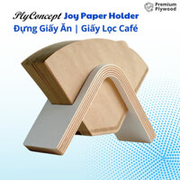 Khay đựng giấy lọc cafe, giấy ăn Plyconcept Joy Paper Holder màu trắng