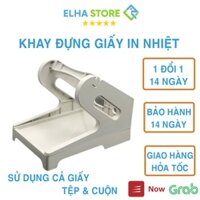 Khay đựng giấy máy in nhiệt dùng cho giấy in dạng tệp và cuộn khổ A6 - ELHA STORE