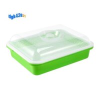 Khay đựng hạt giống có nắp Hộp đựng hạt giống nảy mầm miễn phí, cách không bụi bẩn và dung tích lớn