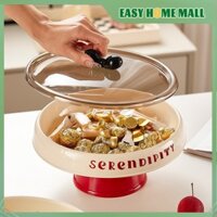 Khay đựng hoa quả bánh kẹo cao cấp, đĩa đựng trái cây chất liệu nhựa  phong cách hiện đại