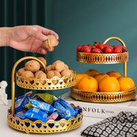 Khay Đựng Hoa Qủa, Trái Cây, Bánh Kẹo Mứt Tết 2 Tầng Sang Trọng