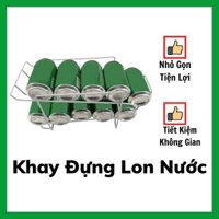Khay Đựng Lon Nước Ngọt Trong Tủ Lạnh Tiện Lợi - Khay Để Lon Bia Thông Minh Trong Tủ Lạnh