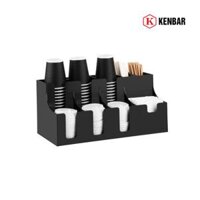 Khay Đựng Ly Nhựa Mang Đi 9 Ngăn 2 Tầng