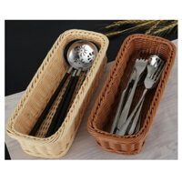 Khay đựng muỗng đũa, sọt đựng bút viết, đựng gia dụng trong nhà hàng, khách sạn, trang trí decor vintange,
