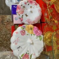 Khay đựng mứt kẹo hình tròn 2 cỡ to bé GDTH