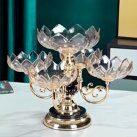 Khay đựng mứt tết 4,5 tầng, khay đựng bánh kẹo hoa quả phong cách hiện đại, đơn giản