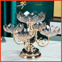Khay đựng mứt tết 4,5 tầng, khay đựng bánh kẹo hoa quả phong cách hiện đại, đơn giản
