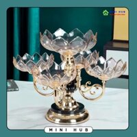 Khay đựng mứt tết 4,5 tầng, khay đựng bánh kẹo hoa quả phong cách hiện đại, đơn giản