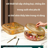 KHAY ĐỰNG MỨT TẾT 5 NGĂN BẰNG NHỰA TRONG CAO CẤP CAO CẤP