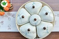 Khay Đựng Mứt Tết Bằng Sứ Cao Cấp – KMT-04