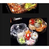 KHAY ĐỰNG MỨT TẾT BÁNH KẸO SANG TRỌNG NGÀY TẾT BẰNG NHỰA - ACRYLIC MEKA TRONG SUỐT