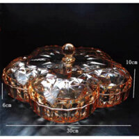 KHAY ĐỰNG MỨT TẾT BÁNH KẸO SANG TRỌNG NGÀY TẾT BẰNG NHỰA - ACRYLIC MEKA TRONG SUỐT