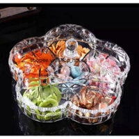 KHAY ĐỰNG MỨT TẾT BÁNH KẸO SANG TRỌNG NGÀY TẾT BẰNG NHỰA - ACRYLIC MEKA TRONG SUỐT