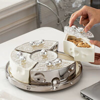 Khay đựng mứt tết, Khay đựng bánh kẹo bằng sứ , Hộp mứt kiểu dáng sang trọng, phong cách Bắc Âu